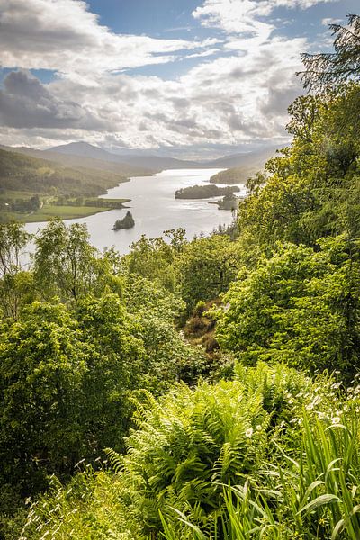 View of Loch Tummel from Queen's View, Pitlochry by Christian Müringer