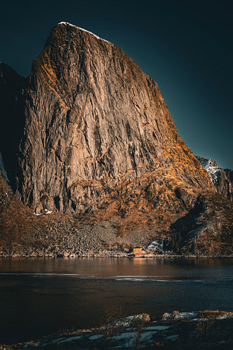 Cliff face near Hamnøy, Lofoten