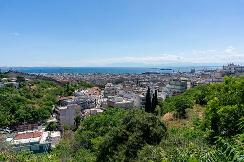 Panoramisch uitzicht op de stad Thessaloniki in Griekenland van Animaflora PicsStock