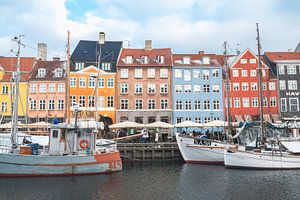 Farbige Architektur in Nyhavn, Kopenhagen, Dänemark - Stadt- und Reisefotografie