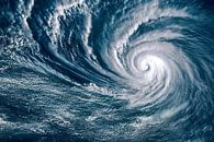 Oog van een orkaan vanuit de ruimte illustratie van Animaflora PicsStock thumbnail
