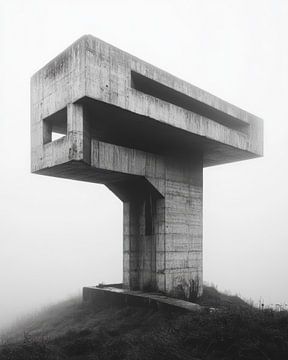 Monolith in the Mist van Franka Poulain