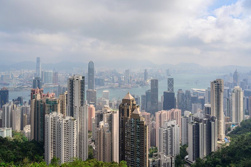 Vue de Hong Kong depuis le pic Victoria par Lorena Cirstea