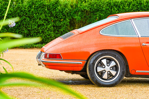Porsche 911 klassieke sportwagen detail