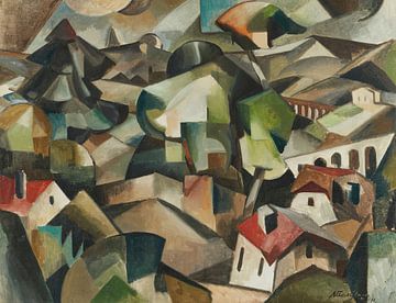 Albert Gleizes - Landschap bij Meudon (1911) van Peter Balan