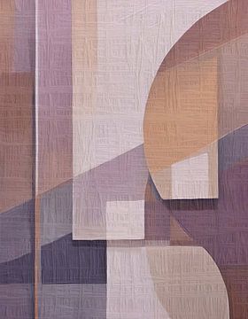 Abstrakte Lavendel-Traumlandschaft von Gisela- Art for You