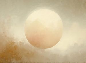 Beige Kreis
