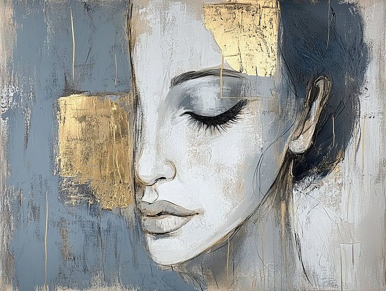 Women's face | Golden Silence by Zen and More