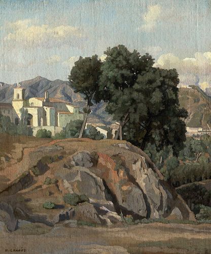 Félix-Hippolyte Lanoüe-Uitzicht op La Cava