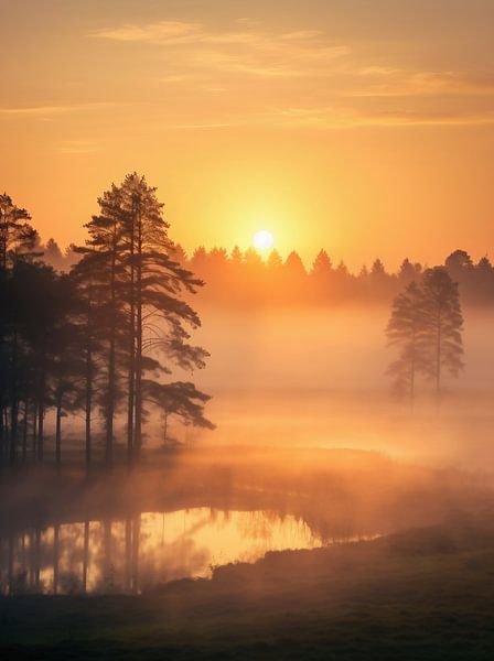 Above the autumnal morning mist by fernlichtsicht