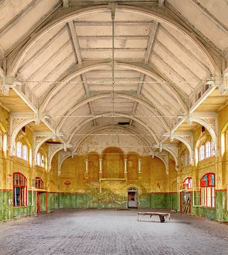 De verlaten gymzaal van Frans Nijland