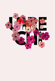 Die Domtürme von Utrecht in voller Blüte