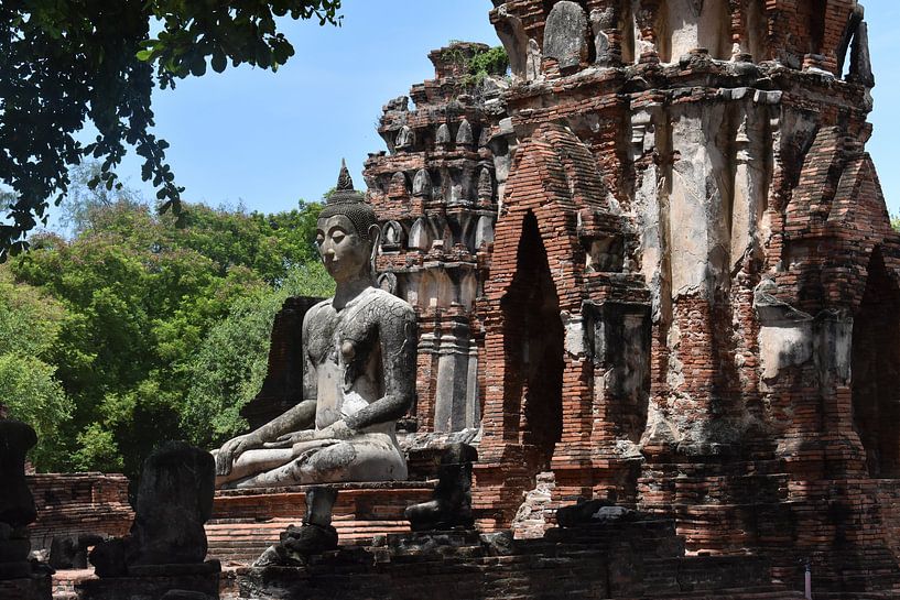 The only Buddha left standing among the ruins by Highthorn Photography