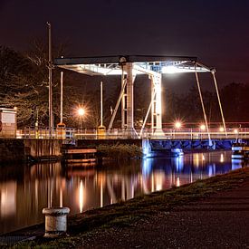 Hafenbrücke in Turnhout, Belgien. von François Kerremans