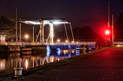 Hafenbrücke in Turnhout, Belgien.