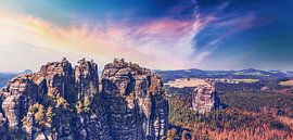 Surreale Landschaften in Bad Schandau am Schrammstein von Jakob Baranowski - Photography - Video - Photoshop