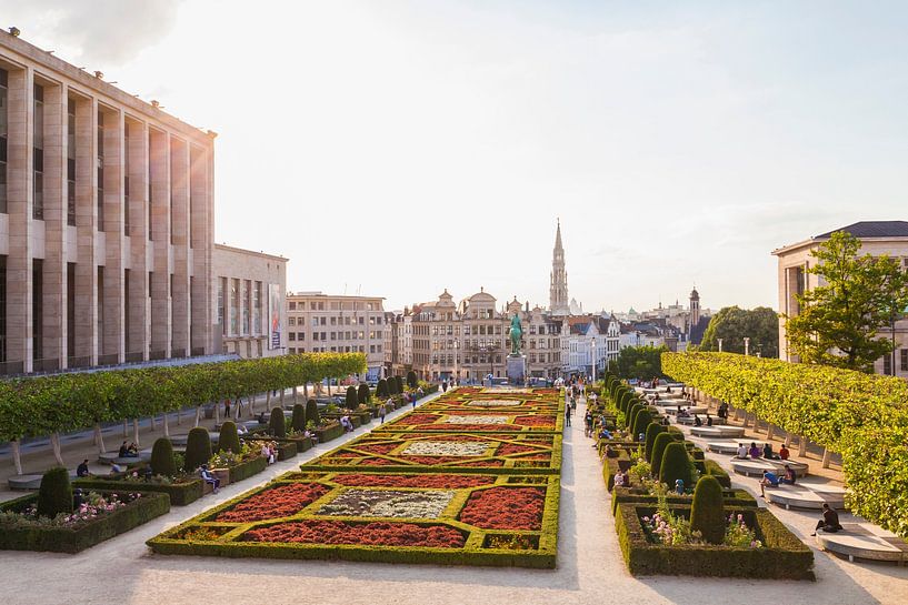 Le Mont des Arts à Bruxelles par Werner Dieterich
