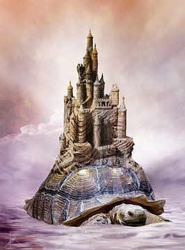 Turtle travelling by Harald Fischer