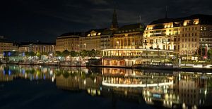 Hamburg - Jungfernstieg an der Alster