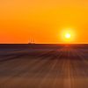 Sonnenuntergang an der Nordsee von Frank Kremer