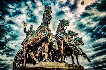 Brunswick quadriga with toning by Dieter Walther