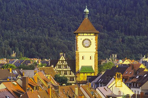 Vue du Schwabentor Freiburg