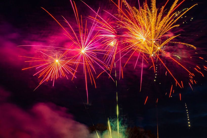 Vuurwerk, vuurwerkshow van Gert Hilbink