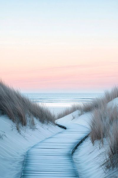 Chemin de la plage Dune par Poster Art Shop