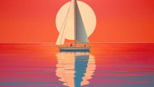 Evening Sails by Art Lovers
