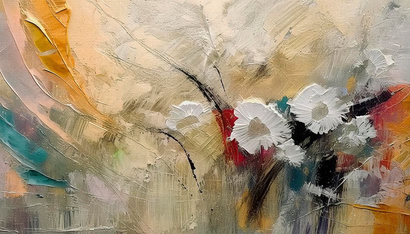 Abstract - Lentebloemen van Studio Pieternel