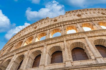 Detail of the Colosseum in Rome by Ivo de Rooij