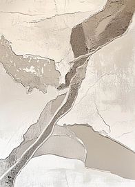 Geological patterns in neutral earth tones by Color Square