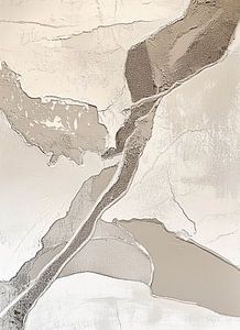Geologische Muster in neutralen Erdtönen