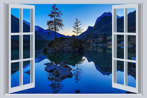 Uitzicht op het meer