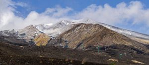 Vulkaan de Etna in de herfst