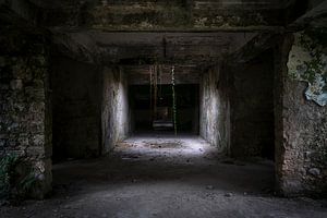 Couloir effrayant. sur Roman Robroek - Photos de bâtiments abandonnés