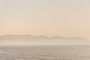 Pastelkleurige zonsondergang in Italië