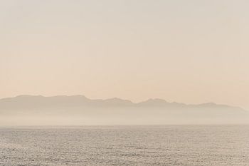 Pastelkleurige zonsondergang in Italië