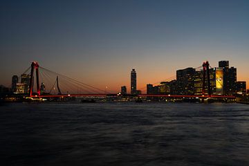 Skyline Rotterdam van Sjaak Kooijman