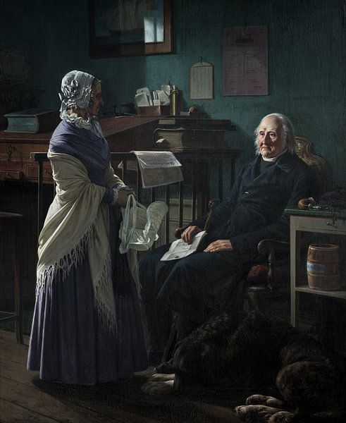 Wilhelm Marstrand, Doppelporträt, um 1850 von Atelier Liesjes