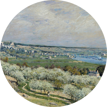 Het Terras van Saint-Germain, Lente, Alfred Sisley