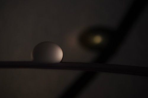 waterdruppel in de schemering