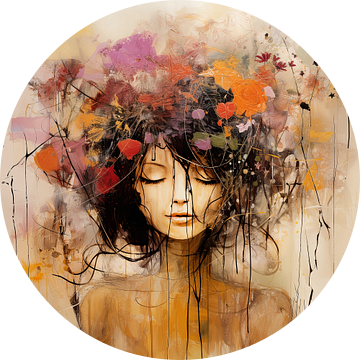 Bloemen Vrouw van De Mooiste Kunst