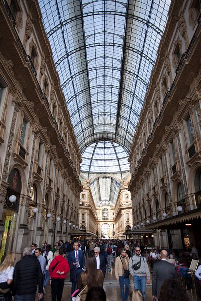Galleria Vittorio Emanuele II, Milaan, Italie van Kees van Dun