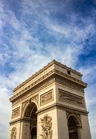 Champs-Élysées mit blauem Himmel - Paris Wanddekoration