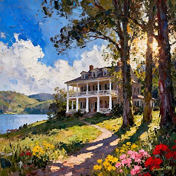 Amerikanisches Plantagenhaus 9 von Johannas Art Creations