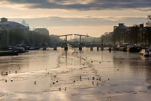 Winterliche Magere Brug, Amsterdam