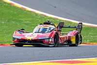 Ferrari hypercar during the WEC race at Spa francorchamps