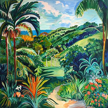 Landschap Monet Stijl | Landschap Schilderij van ARTEO Schilderijen