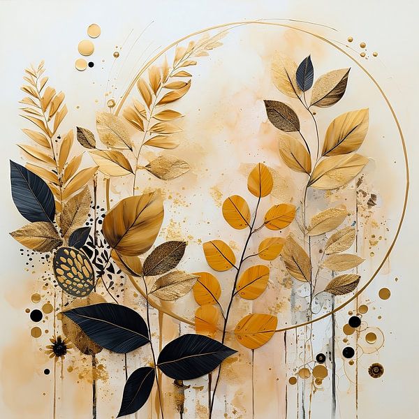 Botanical series: gold/yellow (7) by Ralf van de Sand